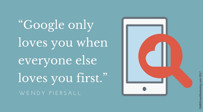 IMAGE Quote "Google only loves you when everyone else loves you first." W. Piersall